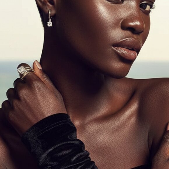 Jewelry - Bryn Round Dangle Hoop Earrings